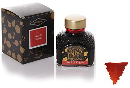Diamine Füllfederhalter-Tinte, 80 ml, Türkis Antik-Kupfer