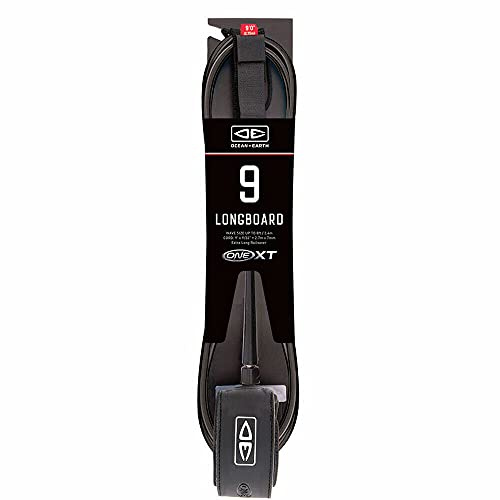 Ocean and Earth Longboard 9ft Surf Leash 9 feet Black