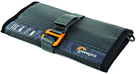Lowepro GearUp Wrap: Organizador de Viaje Compacto para Cables de teléfono, adaptadores, memorias USB y Dispositivos pequeños