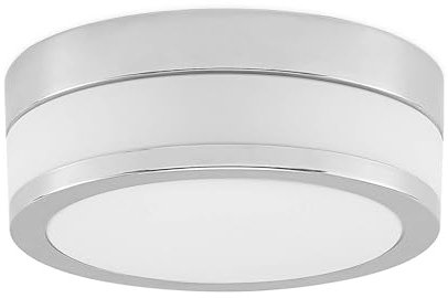 Ceiling Light 'Flavi' dimmable (Modern) in Silver Made of Glass for e.g. Bathroom (2 Light Sources, E27) from Lindby | Ceiling lamp, lamp
