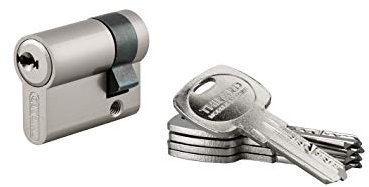 THIRARD - Cylindre Triangle Externe 14 Profilé HG - Laiton - Haute Sécurité - Anti-Arrachement, Anti-Perçage, Anti-Crochetage - Demi-Cylindre - 30 x 10 mm - 3 Clés