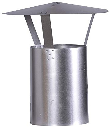 FIREFIX A150/RH Regenhut (verzinkt), Höhe 420 mm, ø 150 mm - für 0,6 mm Starke Ofenrohre