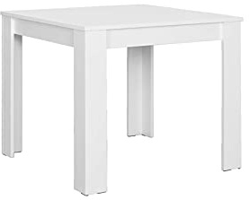 byLIVING Esstisch Nepal, Küchentisch in Weiß, 80 x 80, H 75 cm | Platzsparender Tisch