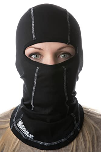 Starks Sturmhaube Balaclava Gesichtsmaske in Schwarz Unisext - Light Combi Einheitsgröße - atmungsaktiv hypoallergisch, universell