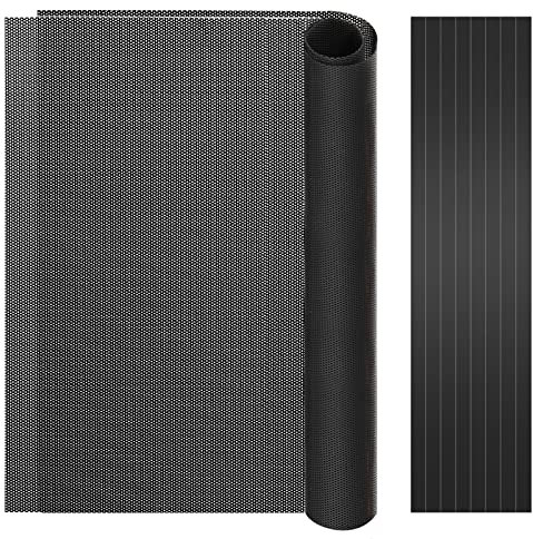 MoKo 400x300 mm DIY Filtre Anti-Poussière PC, [2PCS] Filtre de Ventilateur en PVC avec Bande Magnétique, Filtres de Couverture de Ventilateur Filtre en Maille pour Boîtier d'Ordinateur PC, Noir