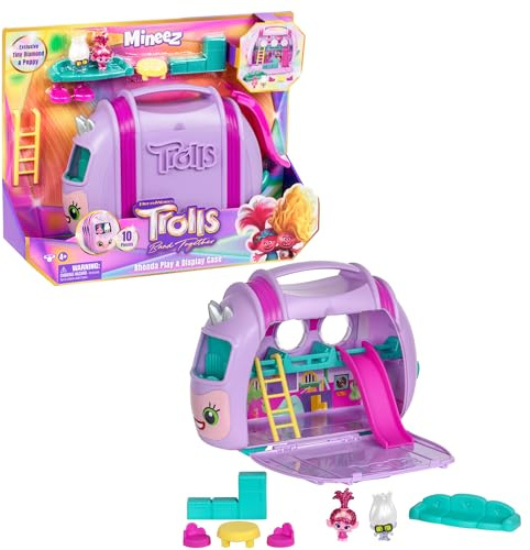 DREAMWORKS TROLLS Band Together Mineez 10 pc Rhonda Play & Display Case | Amazon Exclusive