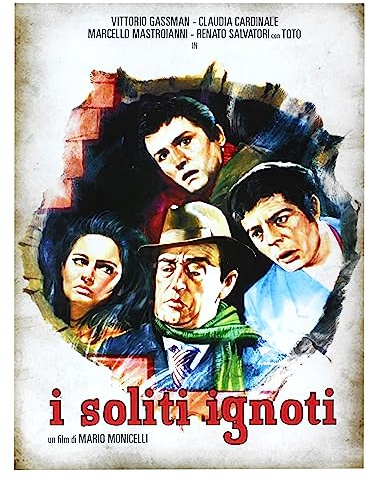 KUSTOM ART Poster da Parete Serie Locandine Film Famosi (I Soliti Ignoti) Senza Cornice. Stampa Artistica su Carta Patinata 40x30 cm