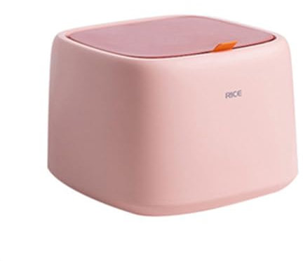 BURLOE Rice Box Cereal Dispenser, Storage Box Rice Tank Storage Container for Pasta Cereal Base Food Flood Container Measuring Cup Kitchen Warehouse Organization,Pink