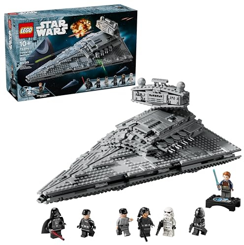 LEGO Star Wars Imperial Star Destroyer Building Toy - Build & Display Set for Boys & Girls, Ages 10+ - Gift for Birthdays - Star Wars Darth Vader & 6 Minifigure Toys - 75394