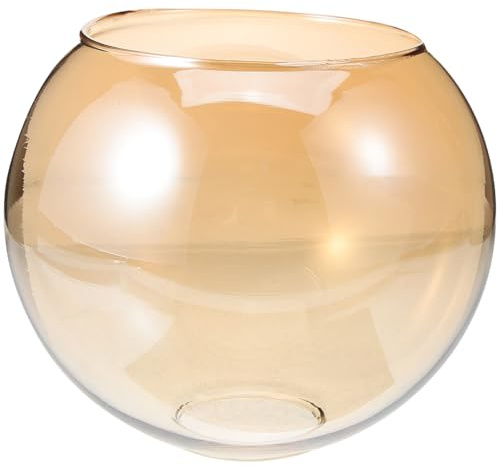 HOLIDYOYO Kugelförmiger Lampenschirm Aus Glas Für Pendelleuchte Ersatzglas Lampenschirm Rund 5.91X5.91X5.12 Zoll Modernes Design Für Wohnräume Und Gemütliche Beleuchtung