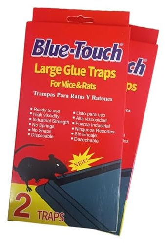 mouse trap, mouse sticky pads trap Strongest Traps for Indoors and Outdoors - Durable Reusable Traps - for Home, Office, Garden, Industry | mice trap | mouse poisoning Pack of 1 (2 Trap)