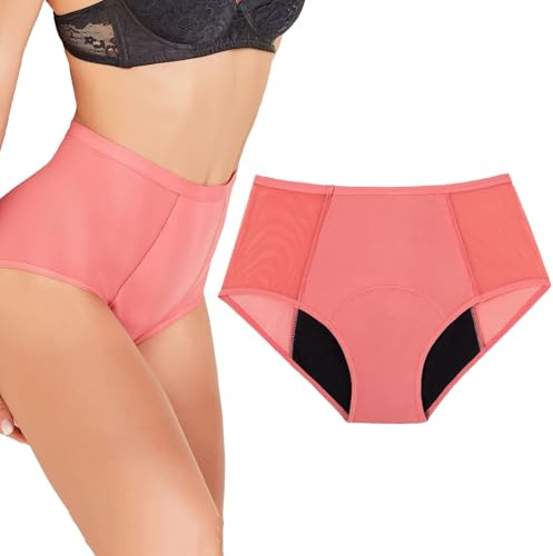 Generico Comode Mutandine Anti-perdite, Supporto per Il Pavimento pelvico e Biancheria Intima Anti-perdite, Biancheria Intima per incontinenza per Donna (Pink,4XL)