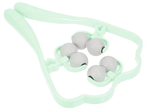 WOFASHPURET Massaggiatore Manuale per Collo e Spalle a Sei Palline, Rullo Massaggiatore Cervicale Portatile, Leggero e Durevole per Massaggi Profondi a Casa, in Viaggio in Ufficio