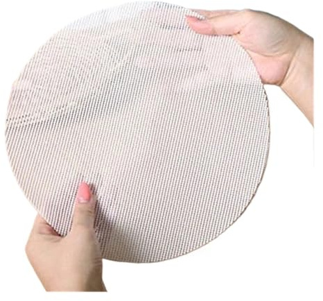 Alfombrillas De Cocina Al Vapor Vaporera de silicona antiadherente reutilizable for cocinar dim sum, tapete de cocina relleno(40cm)