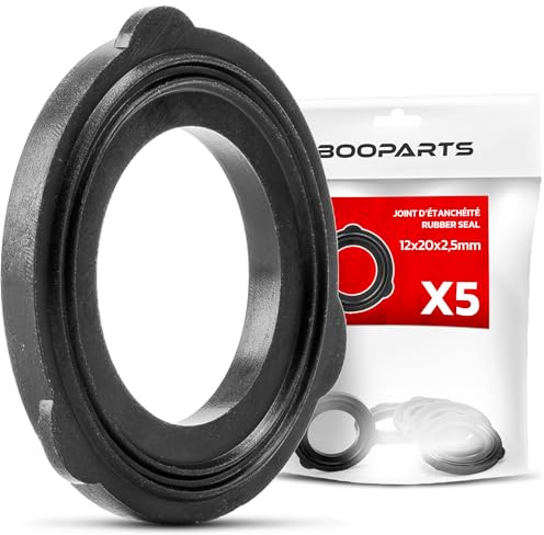 BOOPARTS Flachdichtungen 1/2 – Ø14×24×2,5 mm | Sanitär-Dichtungen für Armaturen, Hähne & Schläuche | 5 Stück
