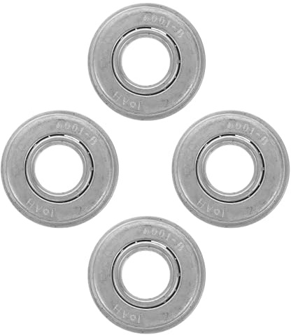 Yardenfun 4 Pezzi Cuscinetti Sfera Flangiati per Ruote Tosaerba in Acciaio Resistente con Design Sigillato per Attrezzature da Giardino e Macchine Agricole Facili da Installare e Silenziosi