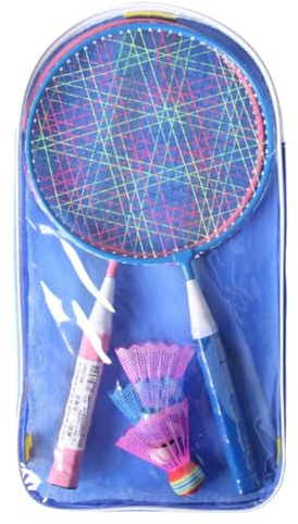 ECVGHD 1 par badmintonracket för barn badmintonset för barn legering lätt