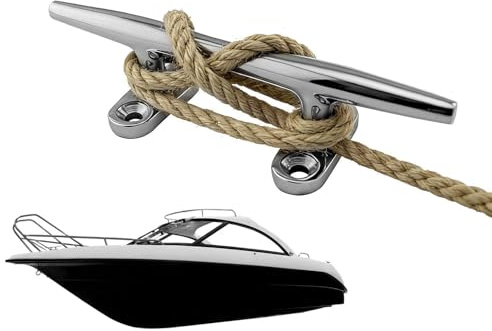 Generisch Bootsklampe | Meerwasserbeständiger Edelstahl Offene Sockel-Klampe,Bootsfestmacher - Kajak Kanu Angeln Segeln See Dock Deck
