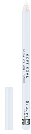 RIMMEL SOFT KOHL INTENSE AND SMOKEY KAJAL EYELINER PENCIL #071 PURE WHITE