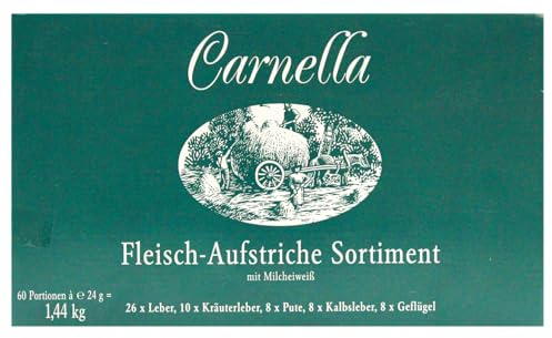 Carnella - Fleischaufstrich Portionen - Mix Sortiment - 60 x 24 g