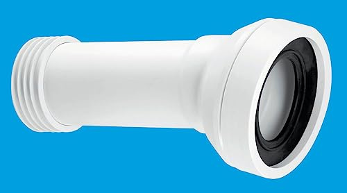 McAlpine 14 Degree Angle Adjustable Length Rigid WC Pan Connector WC-CON7B