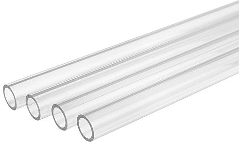 Thermaltake Flytande kylsystem 5/8-tums 16 mm OD 500 mm V-Tubler PETG-rör - transparent (förpackning med 4)