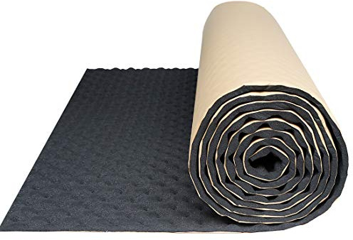 sourcing map Isolant Acoustique résistant à la Chaleur Voiture Amortisseur Mousse 300x50cm