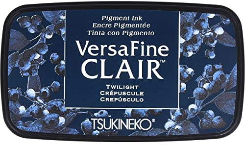 Tsukineko Twilight Versafine Clair Tinte Pad, synthetische Material, blau, 5,6 x 9,7 x 2,3 cm, Matrial, 5.6 x 9.7 x 2.3 cm