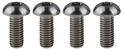 Yaruijia Titan Bolt M5 x 12 mm Fahrrad-Flaschenhalter, Schraube, 4 Stück (Normal)