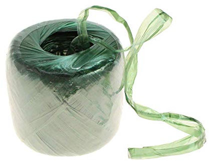 Floral-Direkt 400m Gärtnerbast Bindebast Bastschnur 5mm grün Kunststoff Bast Schnur