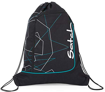 Satch Freeze - Sporttasche für Kinder, Unisex, Schwarz/Petrol, Einheitsgröße