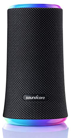 soundcore Anker Flare 2 Bluetooth Speaker with IPX7 Protection, 360° Sound for Outdoor, Garden, Beach, Holiday, with PartyCast, EQ Regulation and 12 Hours Battery Life