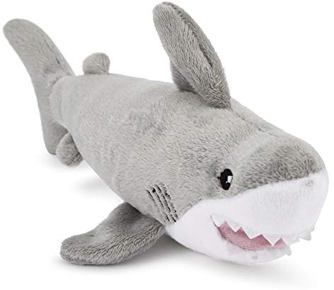 Zappi Co Kinder Kuschelweiches Plüschtier - Perfekte kuschelige Spielgefährten für Kinder Geburtstage und besondere Anlässe(12-15cm) (Hai)