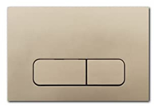 StarBlueDisc Mocha Drückerplatte für Sigma Delta Reservoir 24,5x1,5x16,5 cm Champ Gold