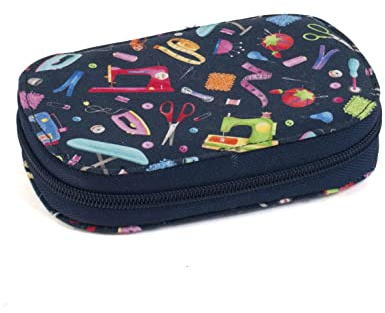 Hobby Gift gefülltes Nähset, Zip-Etui, Mini-Nähmaschine