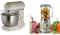 Ariete 1588 Impastatore Vintage, Planetaria per Pane, Pizza, Dolci e Pasticceria, Capacità 5.5 Litri, 7 Velocità, in Colore Beige Pastello & 583, Frullatore di Vetro Vintage, Beige