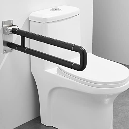 Klappbare Toiletten Aufstehhilfe WC Stützhilfe Wandstützgriff Klappbar STÜTZKLAPPGRIFF WANDGRIFF Edelstahl Haltegriff Safe Geländer Badewanne Bad Stützklappgriff faltbare Badezimmer (70cm)