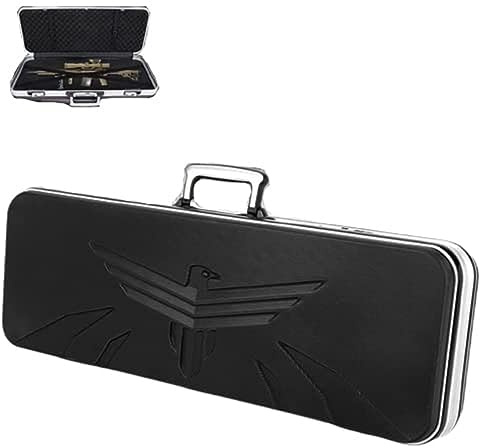 Hard Rifle Gun Cases, 65/80/90/100cm Shotgun Airsoft Case with Password Lock Dry Box with Pre-Cut Foam Perfect for Storage Transportation 90 * 30 * 12cm