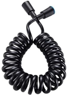 1PCS Teleskop Dusche Schlauch for Wasser Sanitär Wc Bidet Sprayer Pistole Telefon Linie Sanitär Schlauch Bad Zubehör (Color : Black, Size : 8m 8000mm)
