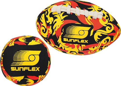 Sunflex® Miniballs Flames Dragon | sehr griffig & lässt Sich ideal Werfen & Fangen für Kinder | knautschbar weich & lässt Sich ohne Verletzungsgefahr greifen | extrem robust & wasserfest