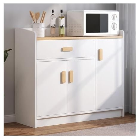 LICONG-2020 Geschirrschrank Sideboard, Wohnzimmer, Teeschrank, Zuhause, modern, schlicht, Schrank, Küche, Spind Schrank