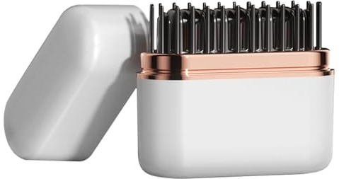 Brosse à lisser les cheveux sans fil, brosse à lisser les cheveux pour les voyages | Brosse à cheveux à ions négatifs, peigne chauffant sans fil,Brosse à lisser les cheveux à chauffage rapide, recharg