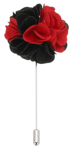 PATIKIL Boutonnière Mariage Homme en Forme, Épingle de Revers pour Hommes, Fleurs de pour Costume de Mariage, Broche d'Anniversaire Remise des Diplômes