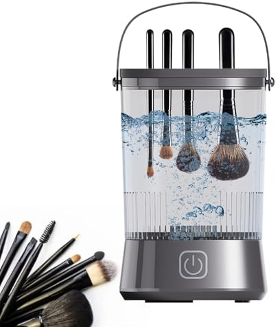 Electric Makeup Brushes Cleaner, Electric Brush Cleaner Machine, Portable Brush Cleaning Tool for Sponge, Makeup Egg