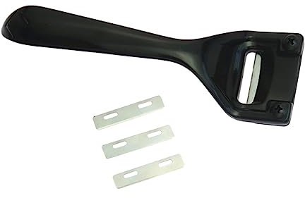 HAWILLOSCH Cuchillo para cuero herramienta de corte de cuero de herramienta de artesanía de a de corte artesanal Black
