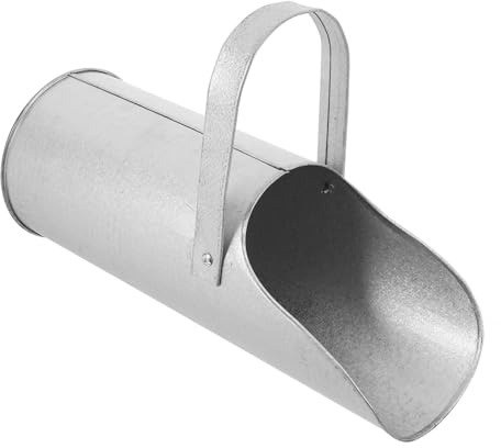 NUOBESTY Tramoggia per Calcestruzzo in Ferro Argento, Riempimento Preciso e Uniforme, per Cantiere Edile e Getto Secondario