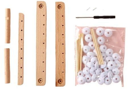 Soroban, Boulier Japonais En Bois Et Plastique À Monter Soi-même, 5 Perles Et 7 Chiffres, Outil De Calcul For L'apprentissage Des Mathématiques Boulier Chinois