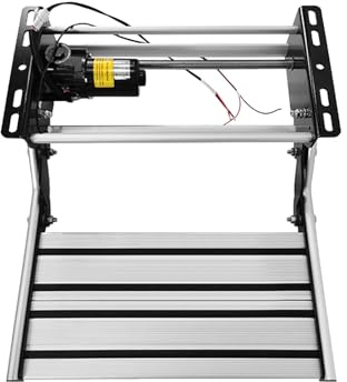 VNATWGOO EIN-/Doppel-Trittstufe FüR Wohnmobile, wasserdichte 12-V-Trittstufe Mit TüRsensor Und Led-Beleuchtung,SingleLayer