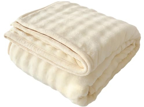 ZEPFJHE Manta de peluche suave y cálida para sofá o cama, manta suave y cálida