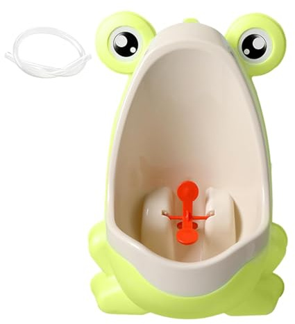 Urinoir Mural Pour Enfant Entraîneur D'urinoir Drôle En Forme De | Grenouille Pour Garçons Avec Moulin À Vent Rotatif Et Ventouses Pour Salle De Bain, Apprentissage De Propreté